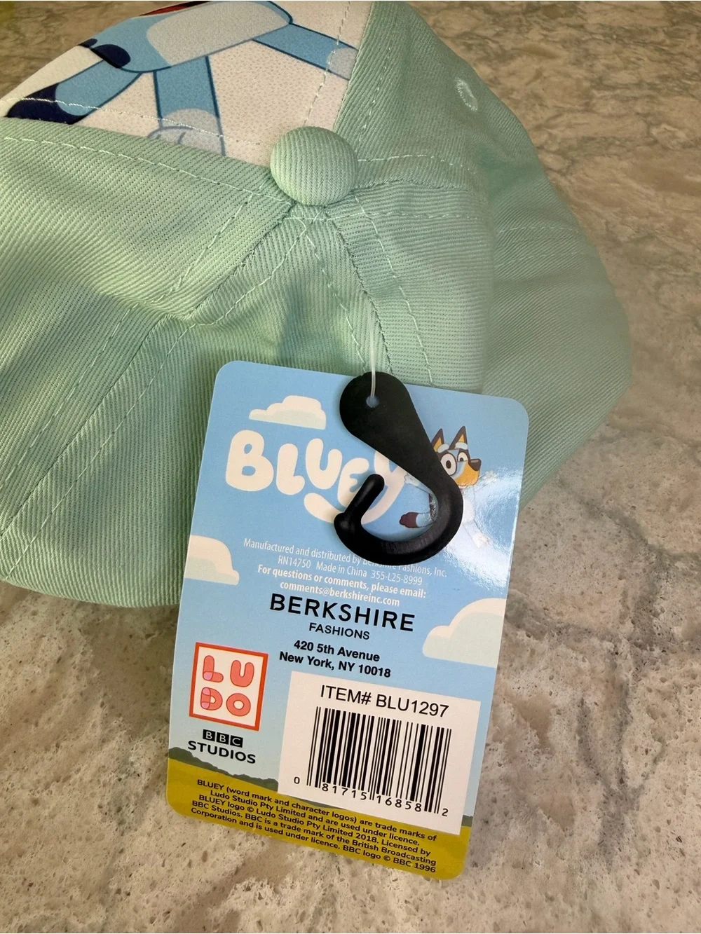 🩵 Bluey Family Kids Baseball Cap Hat NWT